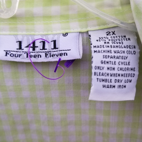 👚 2x Collared Button Up Tank Top - Picture 3 of 3